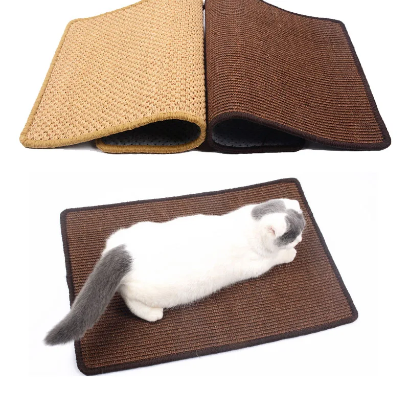 
Sisal Cat Scratcher Board Scratching Post Mat Toy for Tower Climbing Tree Pad Cooling Litter Mat Furniture Protector Cat Toys 