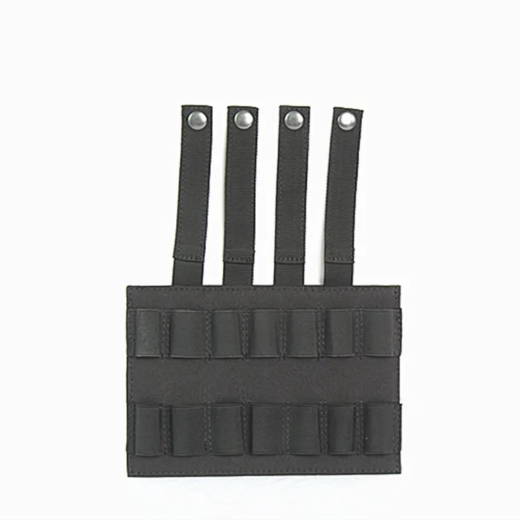 14 Shots Molle Ammo Pouch EDC Utility Hunting Mag Bag Elastic 600D Nylon Waterproof Bullet Holder for Tactical Backpack Vest