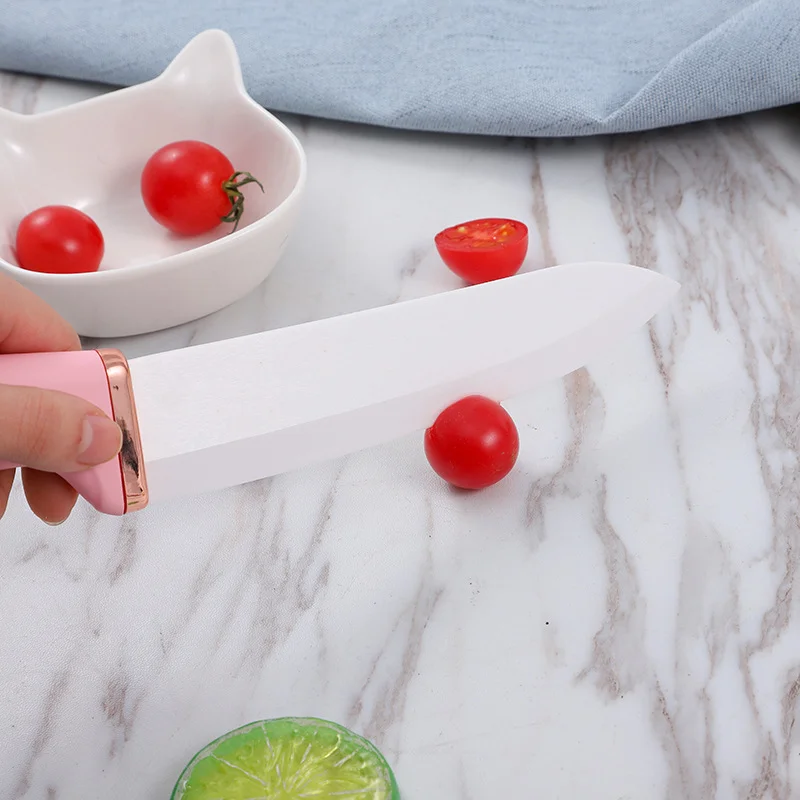 Wholesale Kitchen Ceramic cooking Knife Paring Vegetable Fruit fruit knife with Sheath