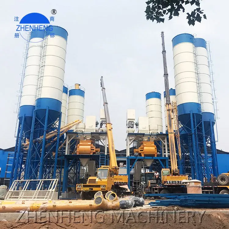 120M3 Hzs120 Concrete Batching Plant How To Use Concrete Plant Concrete Pre Cast Plant For Manufacturing Plant Price List