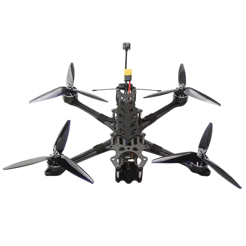 Remote control aircraft aerial photography HD Quadcopter folding through aircraft model