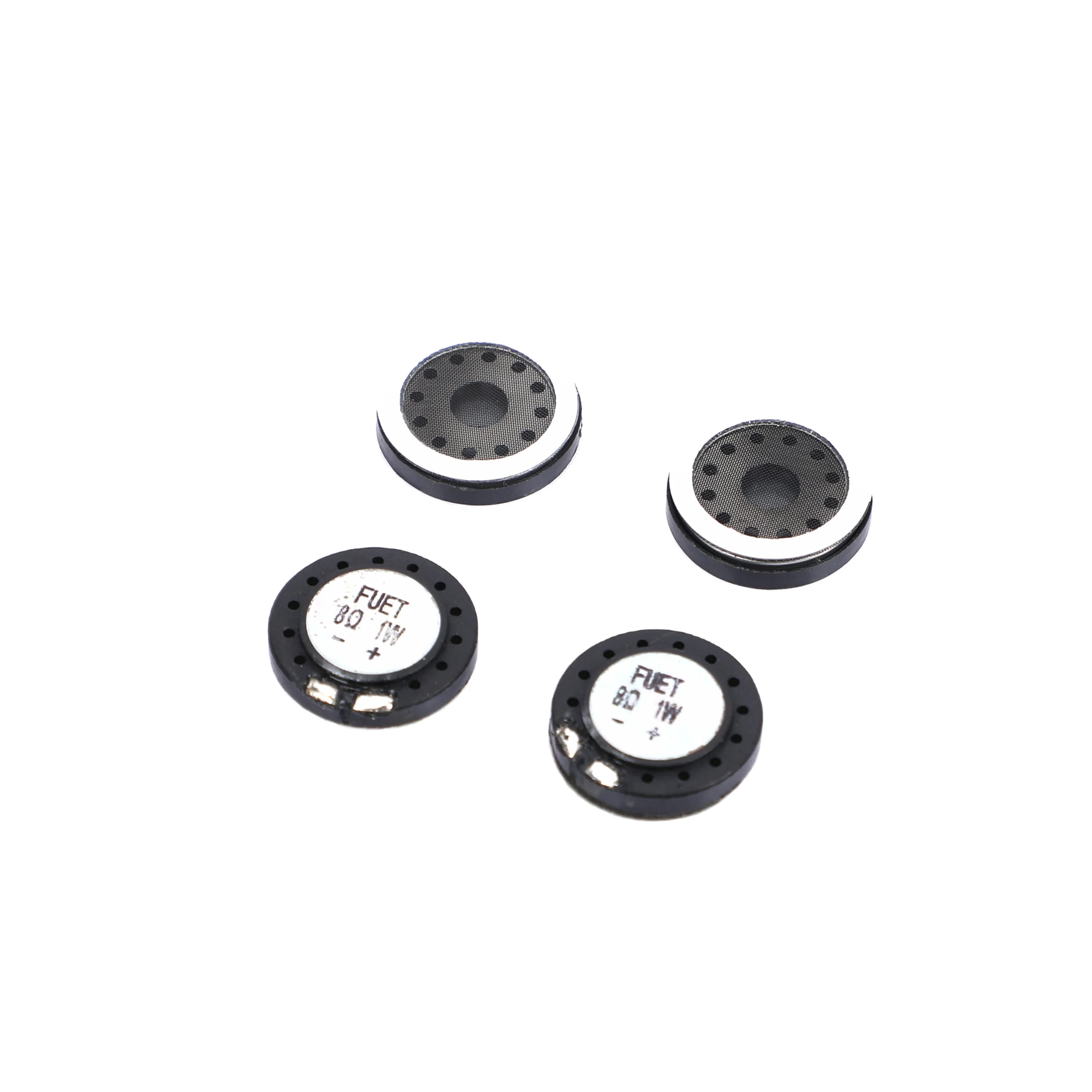 8 Ohm 1W 16mm Round Frame Height 4.0mm Mylar Micro Speaker Small Loudspeaker for Alarm Clock and Small Household Appliances