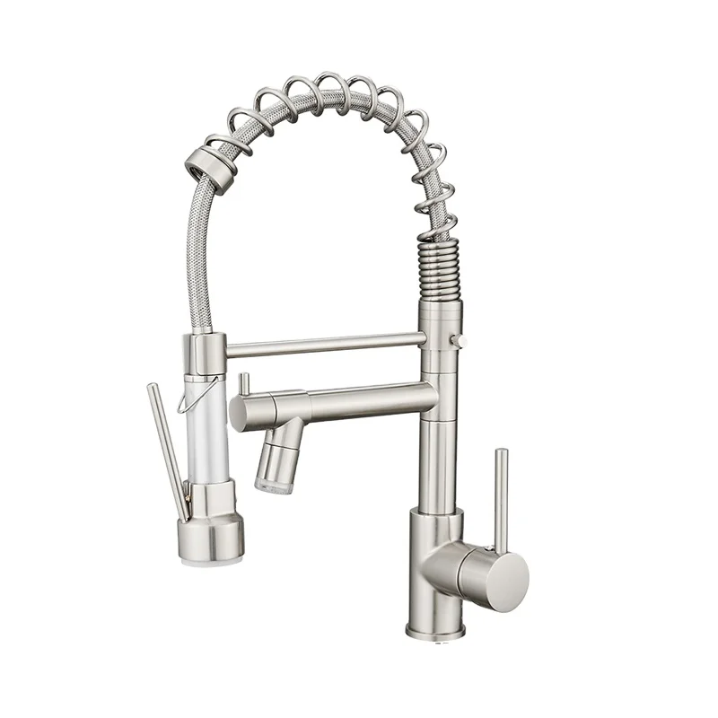 Removable 360 Degree Rotating Sink Faucet High LED Small Print Head Print Head with Buckle,thermostatic Faucets Kitchen 50 Cm