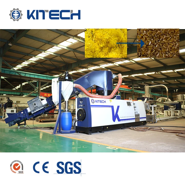 Hot Sale PP PE PET Fabric Film Woven Bag Plastic Pelletizing Machine Recycling Machine for Plastic