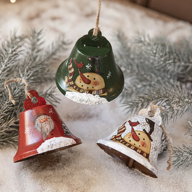 New Arrival Christmas Supplies Hanging Ornament Christmas Bells Hanging Tree Christmas