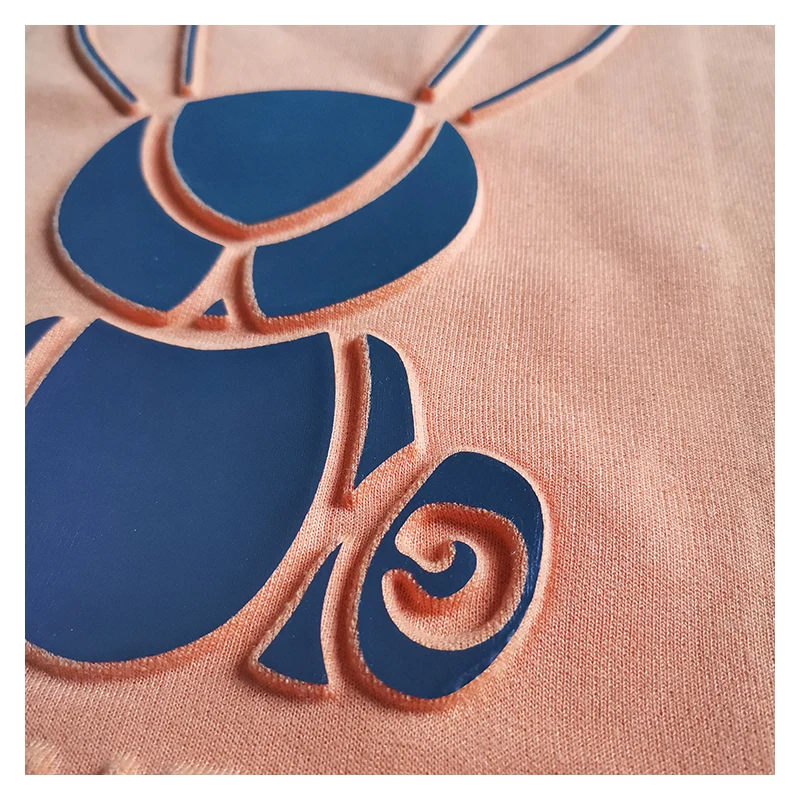 Direct factory  Washable 3D impression Mold Embossing screen printing silicone inks For Decoration Textile printing