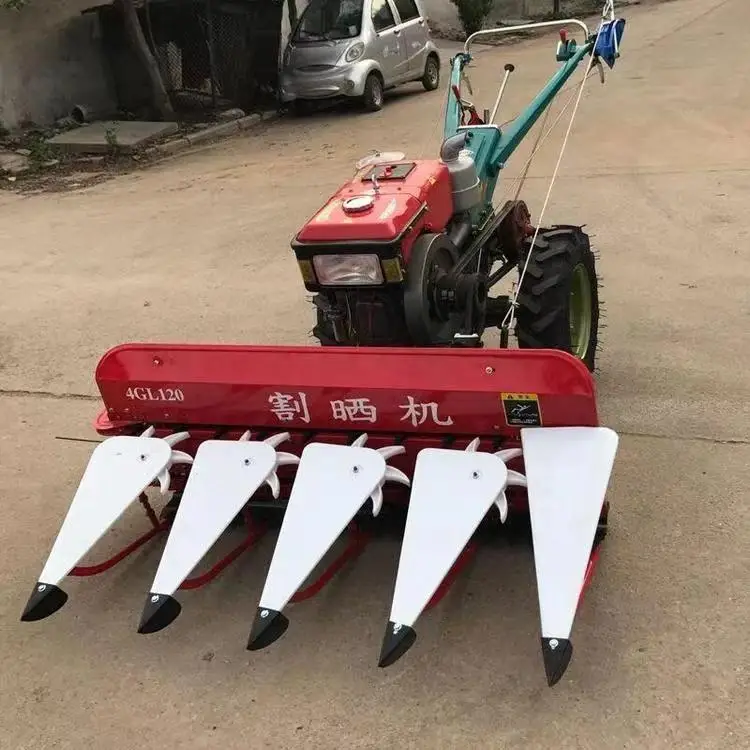 Weiwei self-propelled mower harvests rice, wheat, corn, grass, rice, pepper, oat grass, ryegrass, alfalfa and other crops