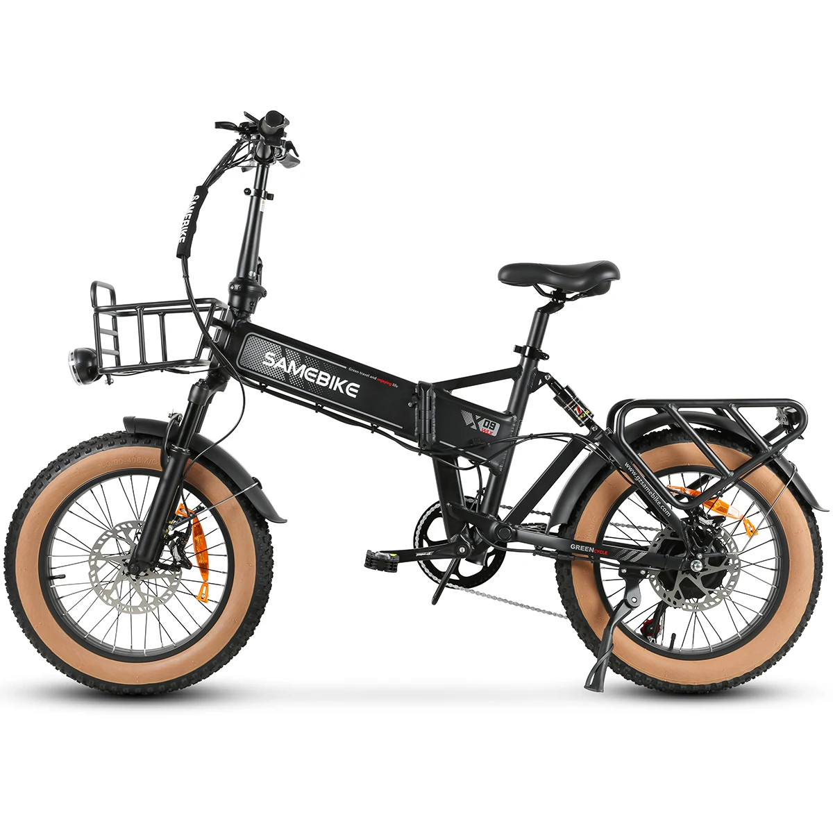 SAMEBIKE USA Spot 20 inch Fat Tire Electric Bicycle Powerful 48V15AH 1000W Fat Bike XWLX09-II