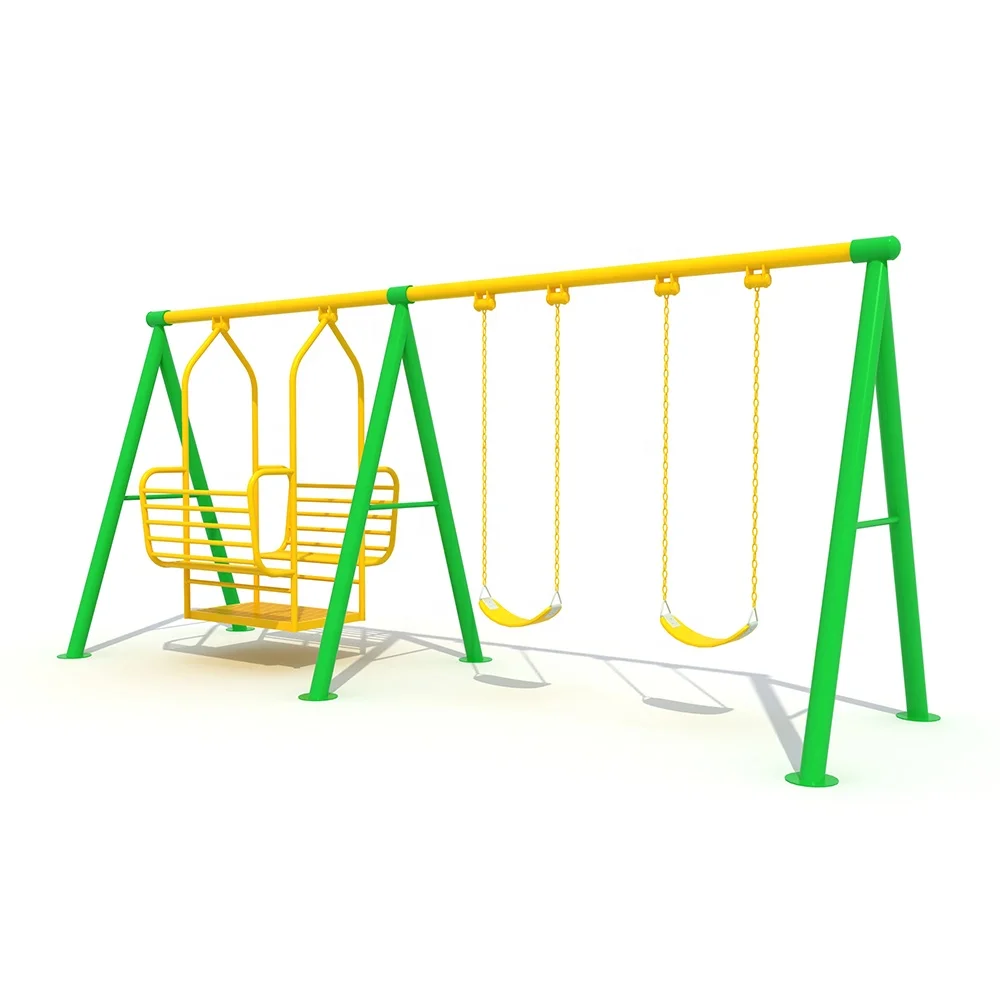 swing set children outdoor garden toys backyard playground wooden set slide water play area pastel playhouse