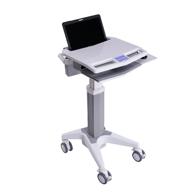 Hospital Mobile Medical Laptop Cart ,Hospital Trolley (  caster with brake )
