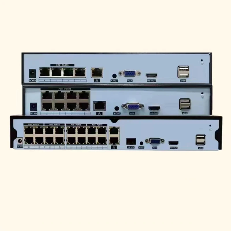 Network Switch PoE 8 Port with 10/100Mbps Unmanaged Ethernet Switch with SFP Managed