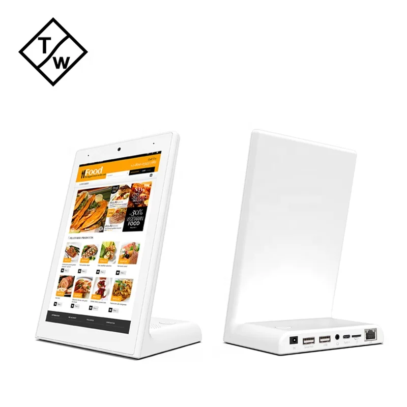 Desktop Android 6.0 Tablet 8 inch LCD Panel AIO for Advertising