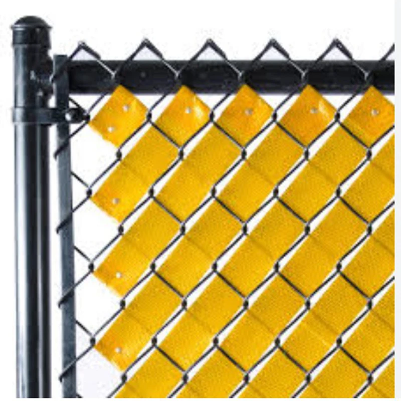 Chain Link Fence Slats, Privacy Screen Covering Tape Roll with Brass Fasteners, Design for Home, School, Business, Stadiums
