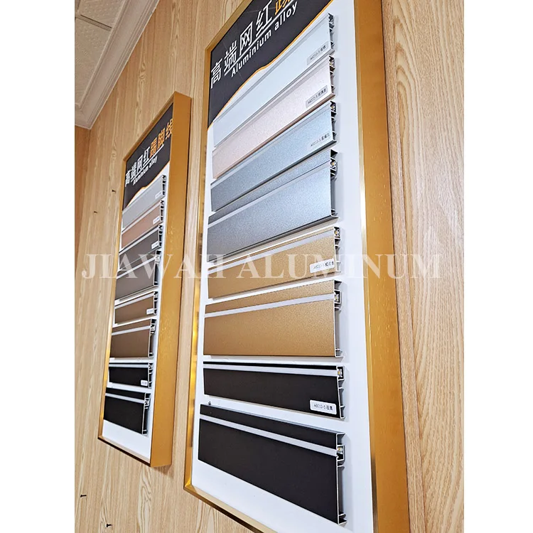 3cm 50mm Aluminium Skirting LED Profile Aluminum Skirting Boards For Wall Flexible , Aluminum Wall Skirting Profiles For Drywall