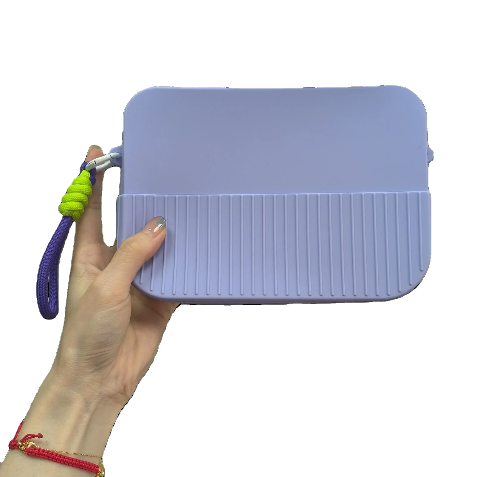 New Style Fashion Girl Purses Square Bags Vintage Pleated silicone Women Small Handbags Solid Color Crossbody zipper Bag