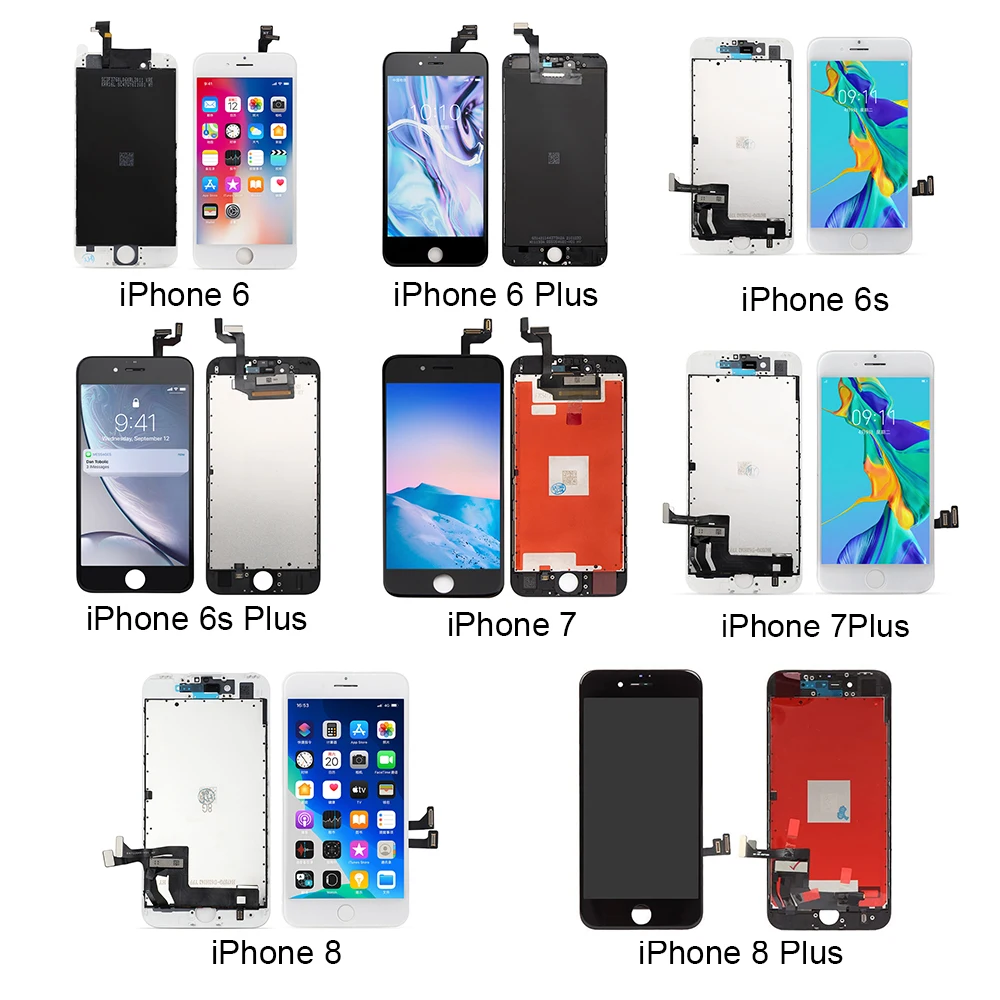 
Cell Phone Replacement Touch Lcd Iphone 6 6S 6S Plus 7 7Plus 8 8Plus Mobile Phone Lcd Display Screen For iPhone 