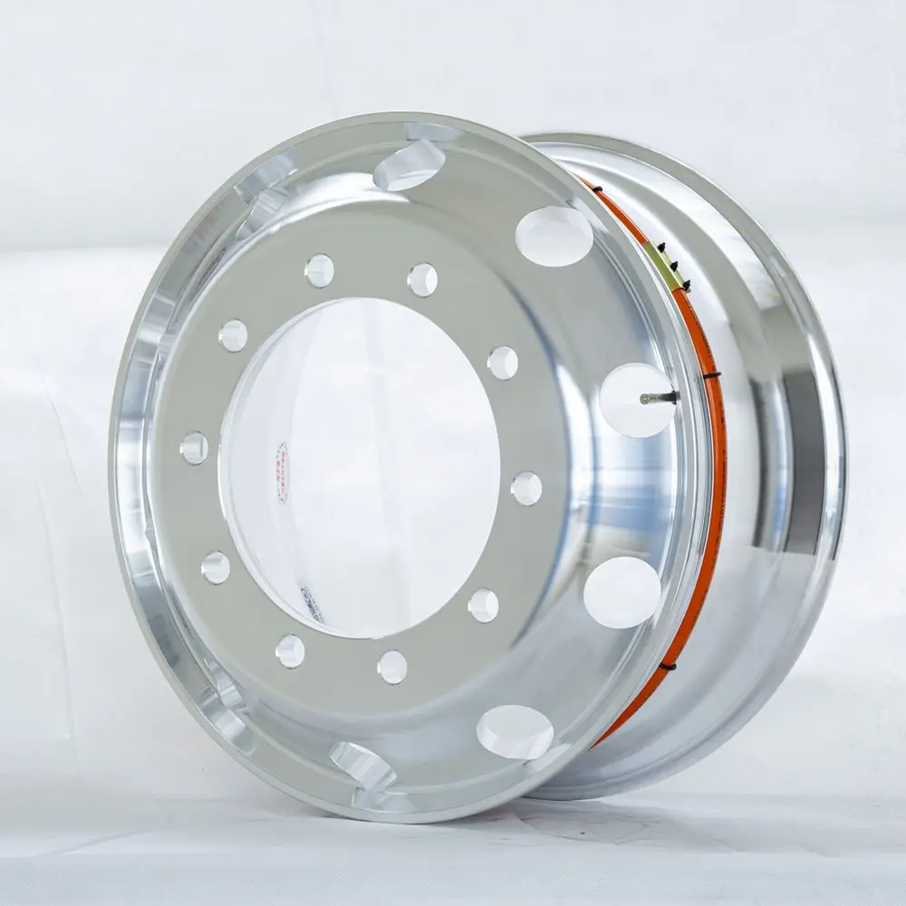 
forged aluminium alloy 9*22.5 upgrade wheel hub for suction truck 