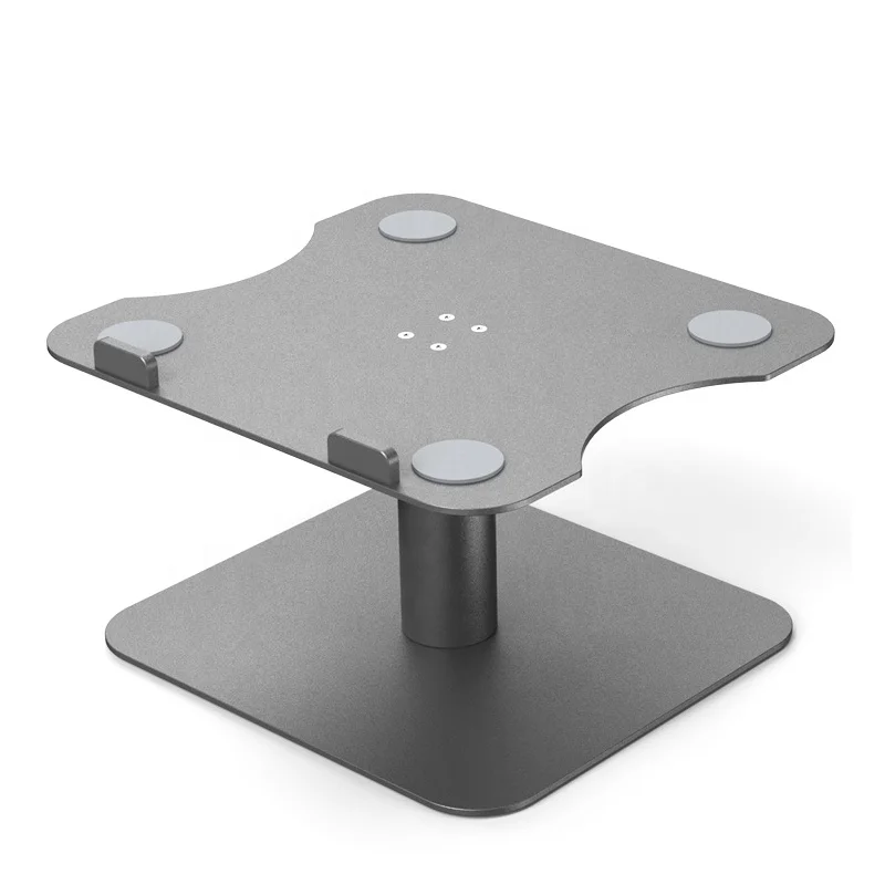 Wholesale Factory Price Height Adjustable Aluminum Alloy Vertical Ergonomic Notebook Laptop Stand Holder for Desk