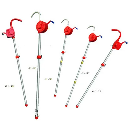 Manual Rotary Gas Oil Diesel Fuel Transfer Hand Pump Self Priming Dispenser Cast Iron