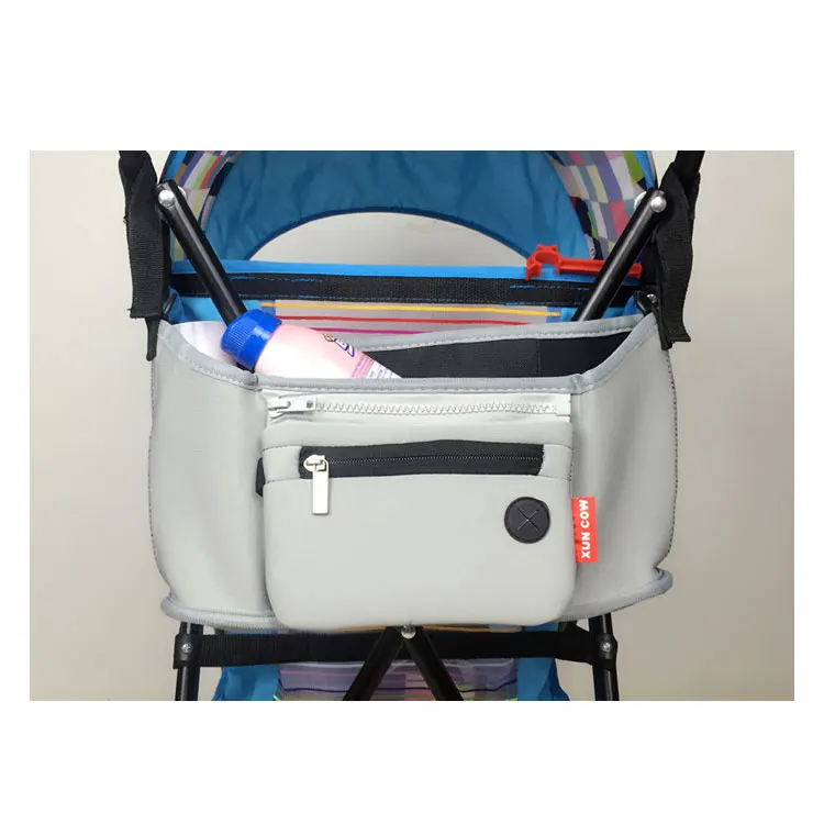 Kinderwagentasche waterproof detachable phone bag neoprene stroller organizer bag baby
