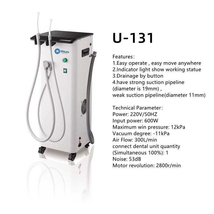 Upgraded stainless steel tank Powerful suction pump Dental Suction Machine unit For 2/4/5/6/8/10 Dental equipment Chair