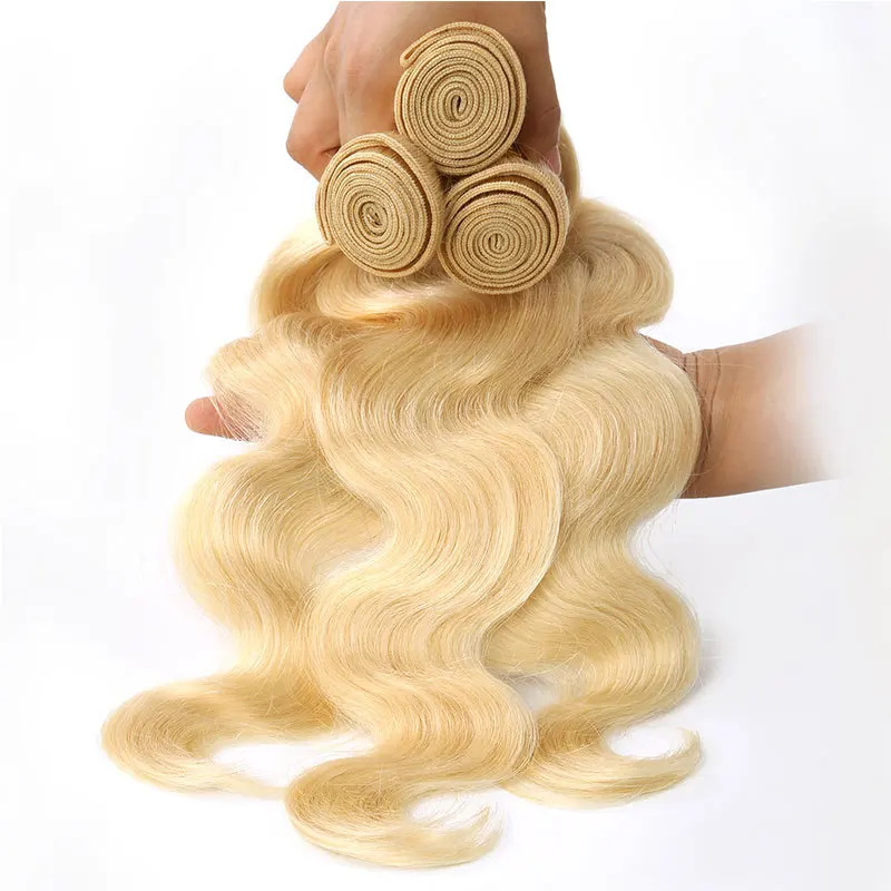 
Wholesale human hair bundles free sample human hair extension 613 blonde unprocessed hair vendors 