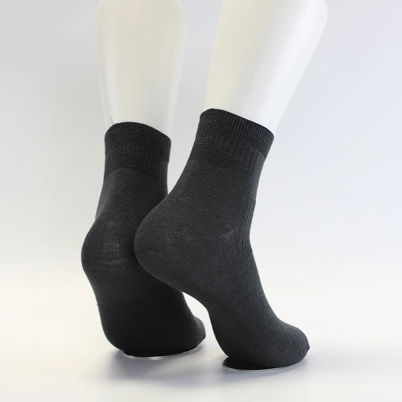 Ready to ship solid color design hemp cotton eco-friendly ankle socks for man and women in all season