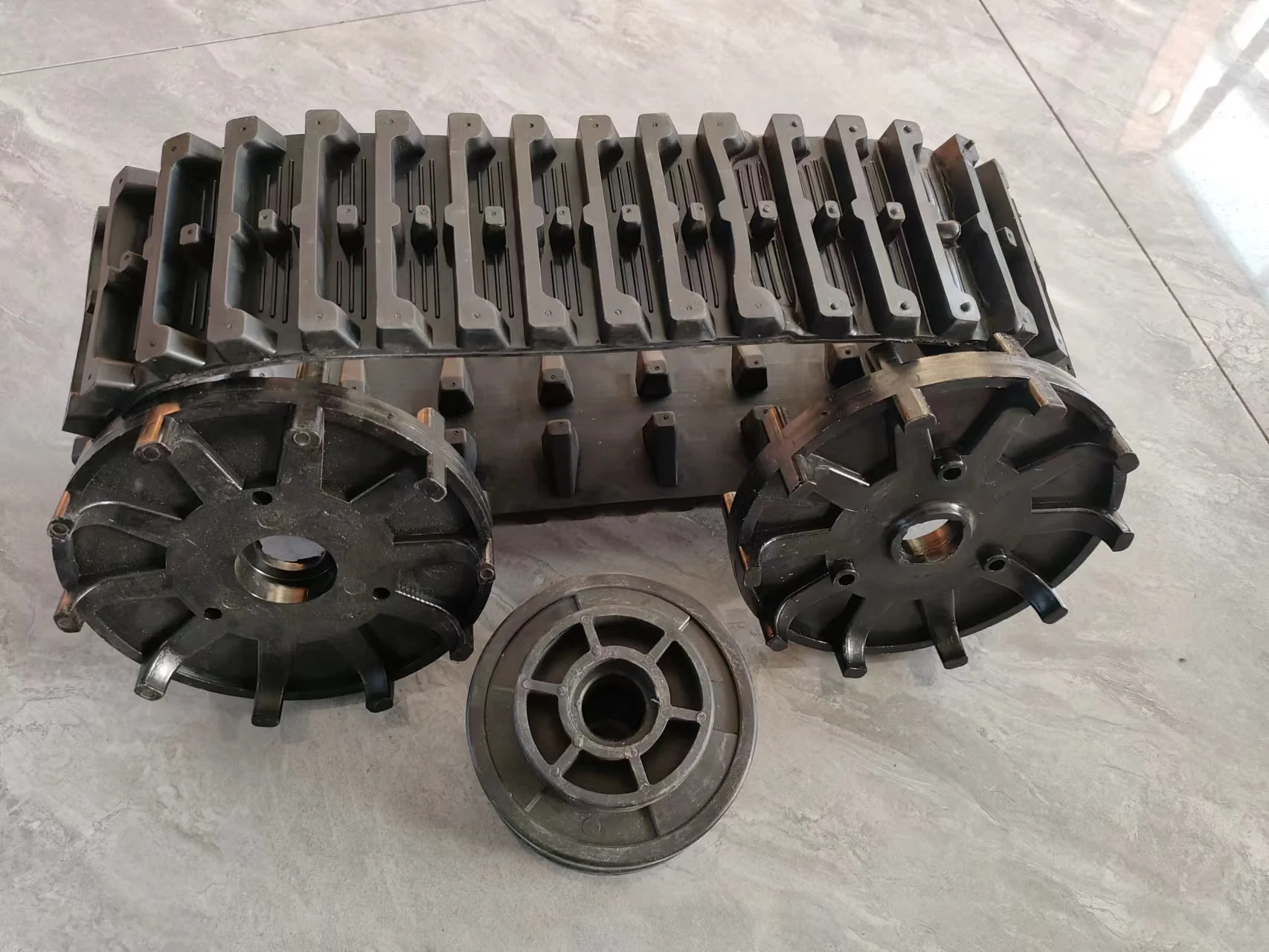 Rubber Tracks Excavator Used in Municipal Engineering Rubber Blocks