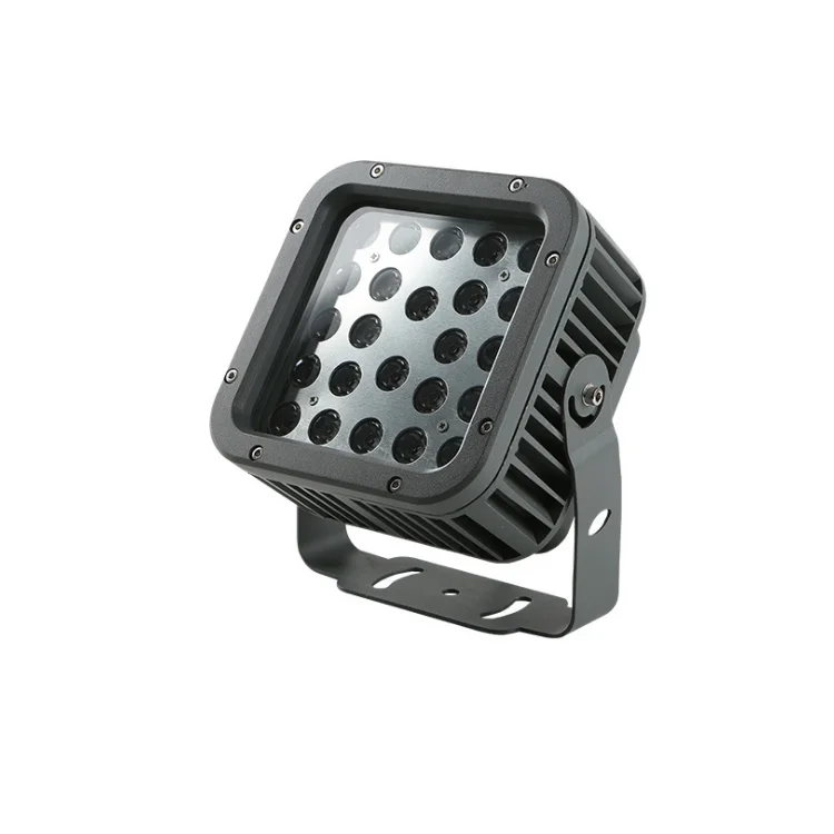 Наружный водонепроницаемый IP65 заводской алюминиевый литье под давлением 3030 3535 PCB 12W18W 24W36W48W54W квадратный светодиодный прожектор корпус