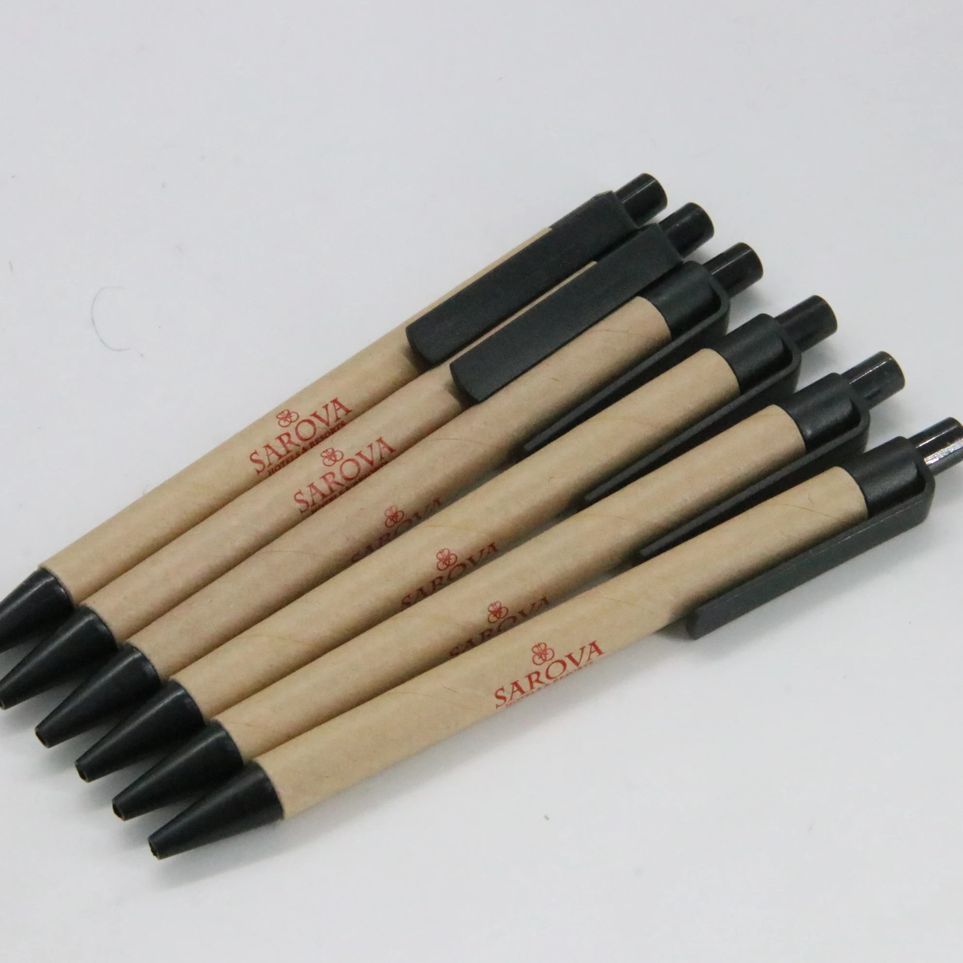 paper pen with customer logo eco friendly pen
