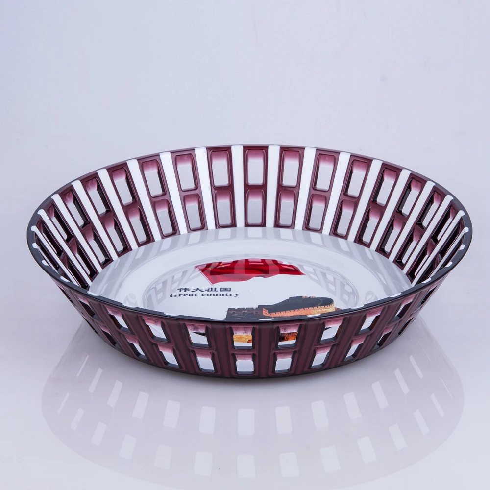 High Quality Durable Using Various Round Bulk Simple Fruit Dishes