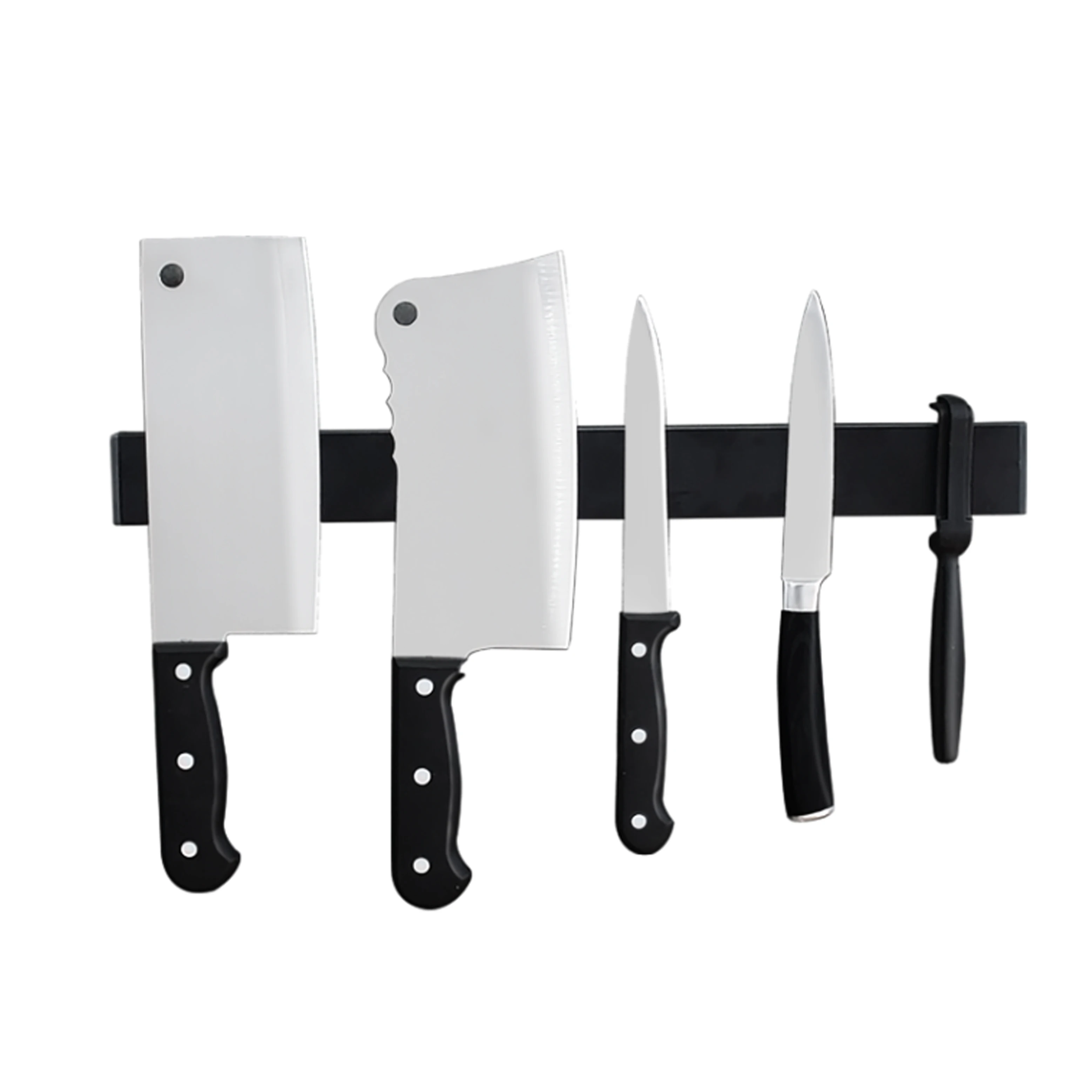 Подгонянный магнитный держатель ножа блок из нержавеющей стали черный держатель ножа для кухни (1600173995773)