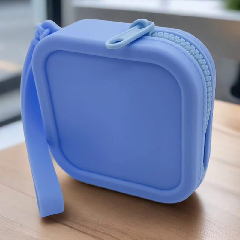 Silicone Mini Makeup Bag Pouch for Purse Small Cosmetic Travel Bag Toiletry Organizers Bag