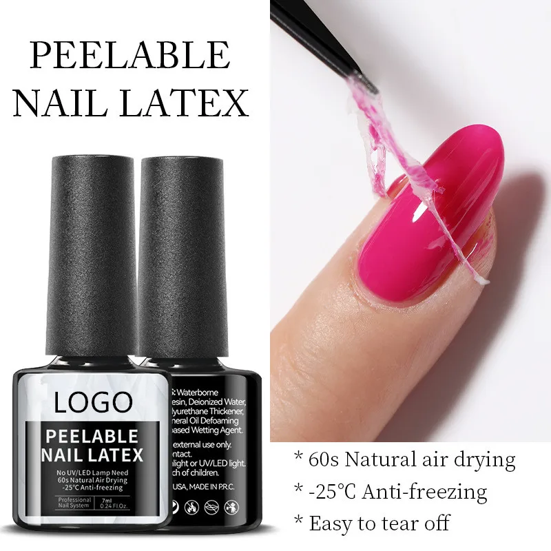 Nail Enhancement Anti Overflow Adhesive Peel Off Skin Care Nail Latex Uv Gel Nail Polish Finger Edge Protective Adhesive