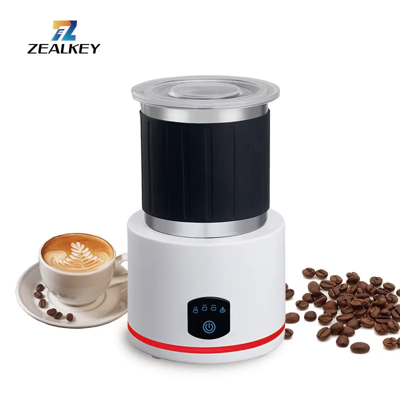 Hot/Cold Automatic Whisk Milk Foam Machine Multifuctionnal Milk Frother Coffee Milk Mixing Foamer