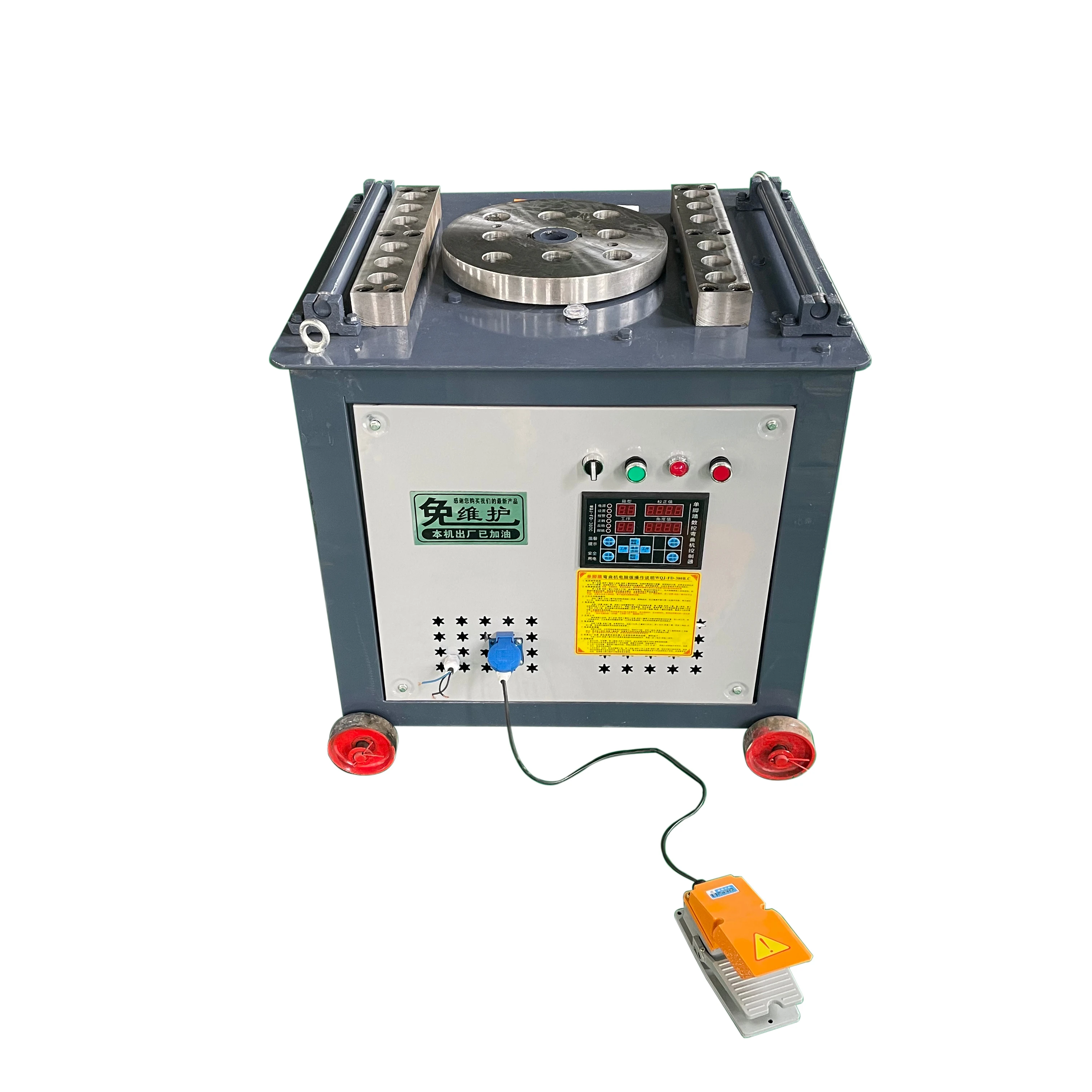 Возимые гидравлические арматурные кусачки ЧПУ GW-45 стального адвокатского сословия гидравлический трубогиб гибочная машина номер контроля арматуру Бендер