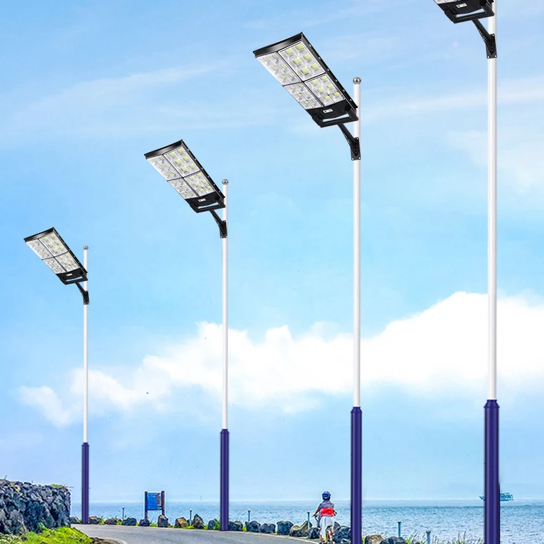 Solar Street Lamp High Lumen Induction Motion Sensor Waterproof Integrated Outdoor Luminaria Road Led Garden Solar Street Lights