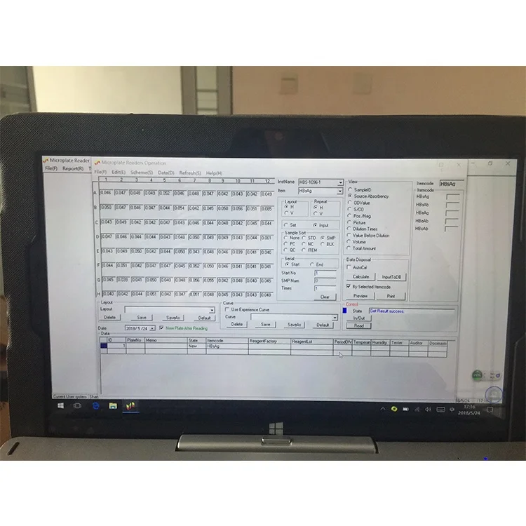 
Nice Quality 8 Chammel Microplate Reader Elisa For Detecting Body Health 