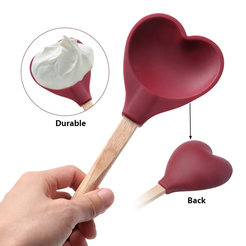 Nonstick Heat Resistant Home and Kitchen Accessories Heat Resistant Silicone Spatula