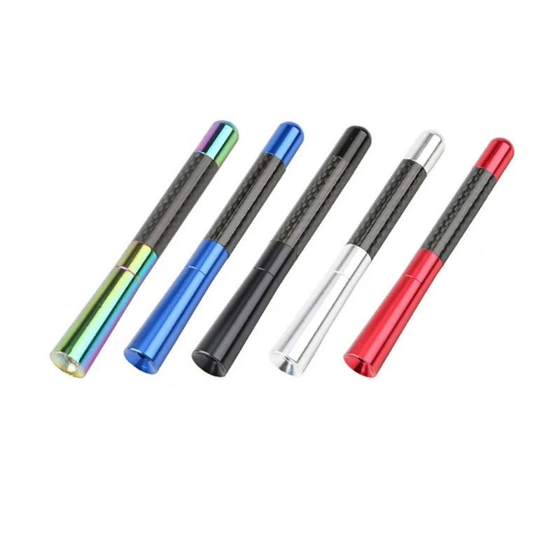 Factory Price Auto Universal 12cm Carbon Fiber Stubby Radio FM Car Antenna Car Aerial Antenna