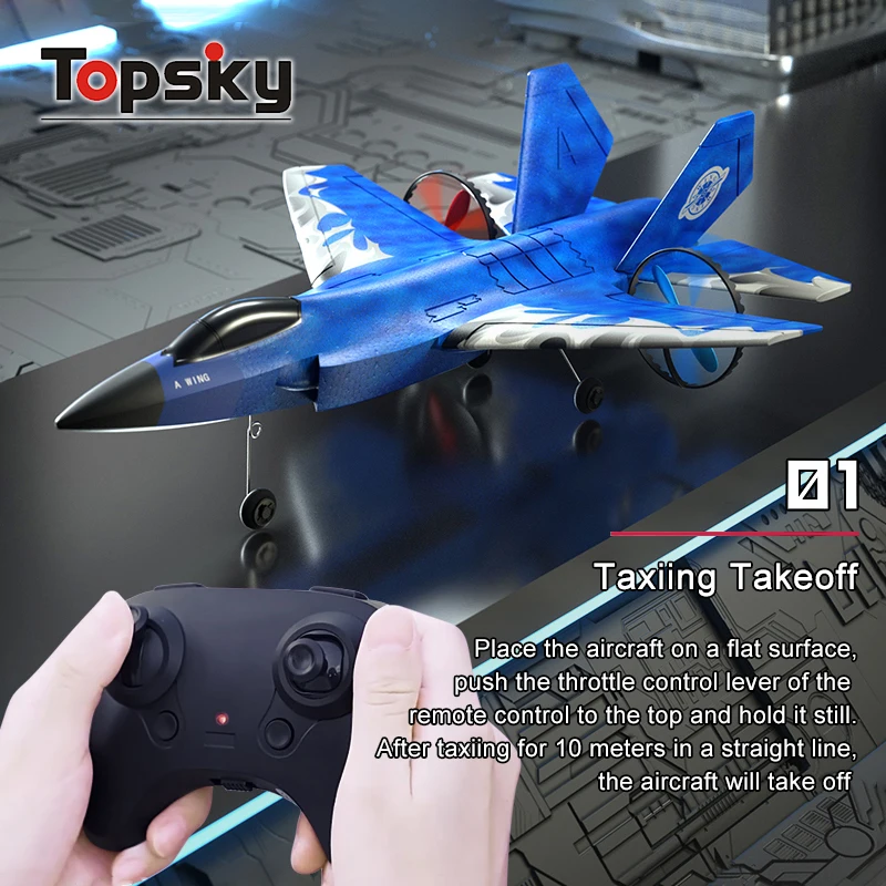 High Quality 2.4Ghz 2.5 Channel Foam EPP RC Model Plane With Light Foam Electric Remote Control Fighter Airplane Glider Toys