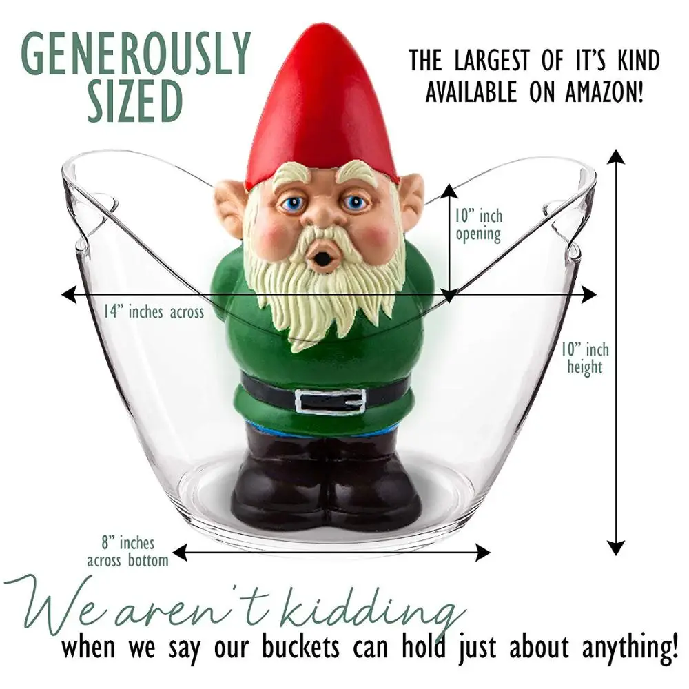 Factory Wholesale Party clear acrylic Plastic Ice Bucket