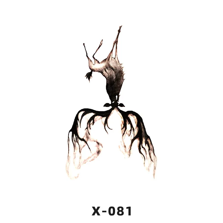 Natural Temporary Tattoos Wholesale Printing Hand Body Painted Semi Permanent Fashion Tattoo Stickers