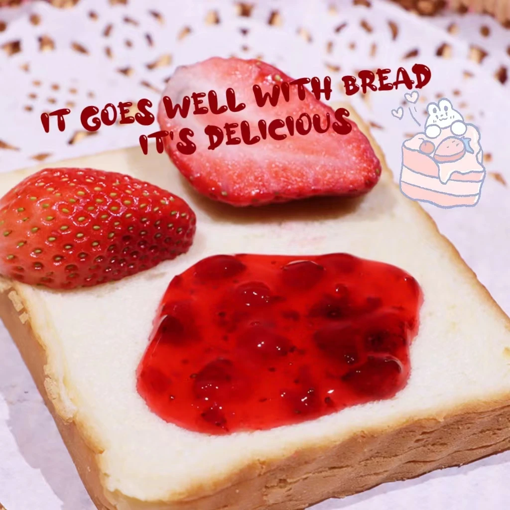 400g strawberry jam milk tea special baked fruit syrup ice cream strawberry jam