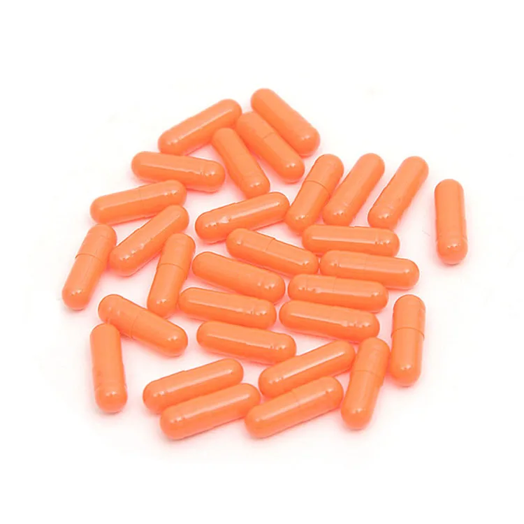 Pharmaceutical packaging Colors Size 0 Halal Empty Capsules Bulk Gelatin Capsules