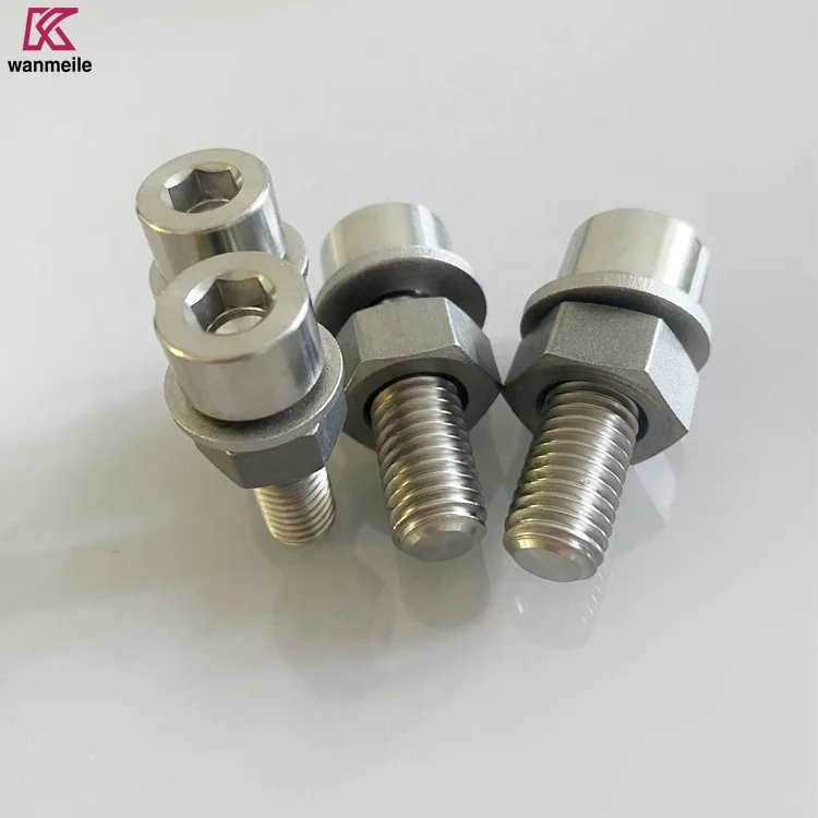 Gr2 Titanium bolt/nut/washer set Titanium bolts for Auto