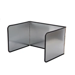Anti Splatter Shield Guard Oil Anti-Splash Block 3-Sided Splatter Shield Guard Anti-Splashing Oil Gas Stove Baffle Heat