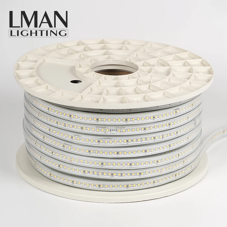 High Quality Strip Light Waterproof LED Tape AC 220V SMD 2835 144 Leds/m Outdoor Building Decoration Flexible LED Light Strip