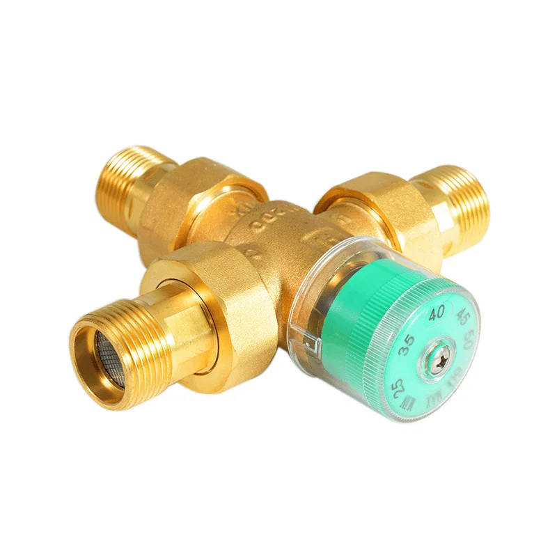 TempMaster Brass Balanced Thermostatic Mixing Valve DN15 for Reliable Temperature Stability