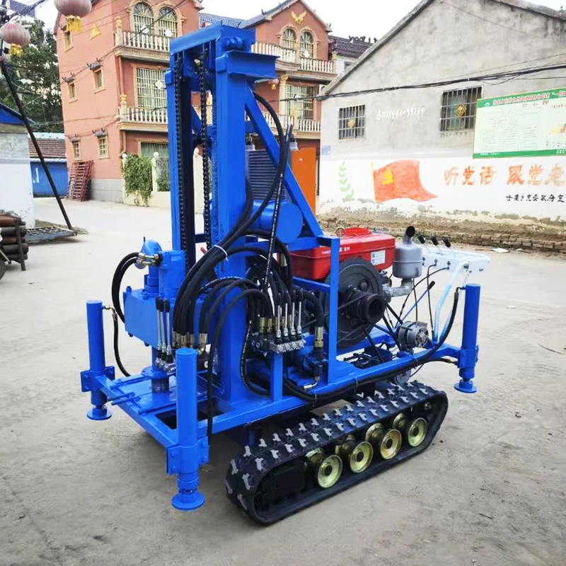 Small mini cheap good working  crawler rilling rig core drilling rig water well drilling-rig in China